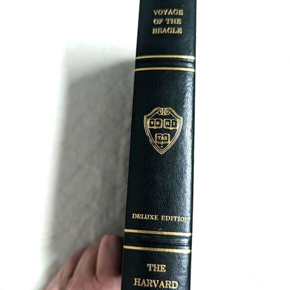 Vintage 1969 Hardbound Harvard Classic - Darwin Book- The Voyage of the Beagle - Picture 8 of 9